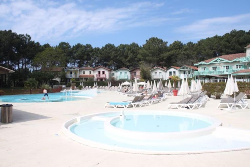 Appart' Dans Les Pins, Ocean, Lac, Piscine ลากาโน ภายนอก รูปภาพ